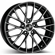 20 pulgadas Llantas de coche Mak Monaco Black Polished 11x20 5/130 ET66 B71.6