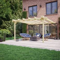 Garden & Outdoor Environment Mounted Double Garden Pergola