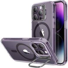 ESR CLASSIC KICKSTAND HALOLOCK MAGSAFE IPHONE 14 PRO CLEAR/PURPLE iPhone 14 Pro Smartphone Hülle, Violett