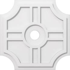 Moulding & Millwork Ekena Millwork 1 P X 7-1/4 C X 22 OD X 3 ID Haus Architectural Grade PVC Contemporary Ceiling Medallion