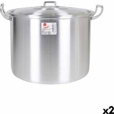 Aluminium Grytor Bigbuy Cooking Casserole med lock