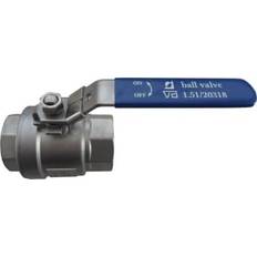 Andet Ventiler Andet 1.1/2'' kuglehane muffe/muffe rustfri 1.4408 VA-godkendt