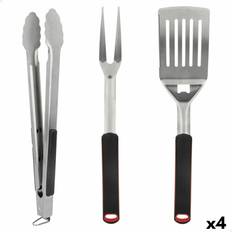 Accesorios de barbacoa Aktive Set de Utensilios para Cocina 3 Piezas Barbacoa