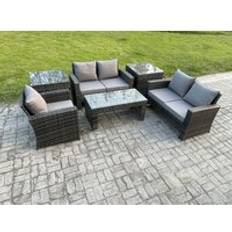 Garden & Outdoor Furniture Fimous 6pcs Garden Outdoor Lounge Set