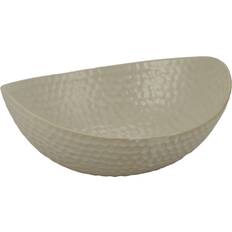 White Bowls Hammered Matte Bowl