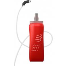 Red Water Containers Compressport Ergo Flask 500ml Tube rot