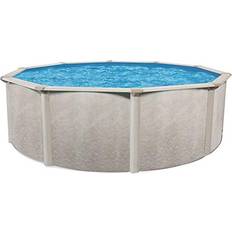 Cheap Pools Aquarian Phoenix 18'x52" Round Steel Frame Above Ground Swimming Pool w/o Liner 306 Blue