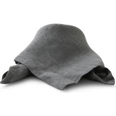 Linen Cloth Napkins Boel & Jan Mandela Linen 40x40 cm Gray Cloth Napkin Grey