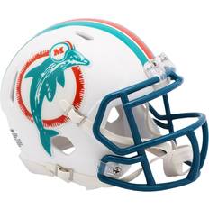 Sports Fan Products Riddell Dolphins 1980 to 1996 Throwback Revolution Speed Mini Football Helmet