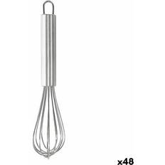 Batidores BigBuy Home Stainless steel Silver 48 Units Whisk