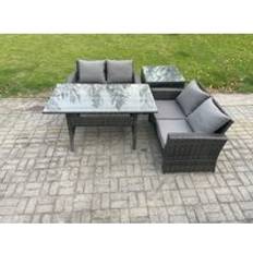 Garden & Outdoor Furniture Fimous Dark Outdoor Lounge Set