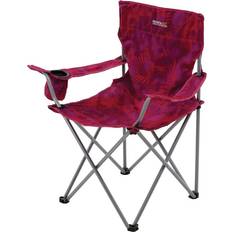 Pink Camping Chairs Regatta Unisex Great Outdoors Isla Camping Chair Pink Tropical One Size