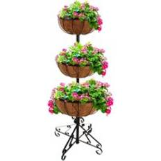 Gr8 Garden 3 Tier Flower Fountain Coco Liner Plant