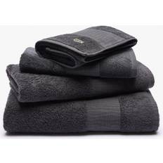 Lacoste L Lecroco Asciugamano per Ospiti Grigio (60x40cm)