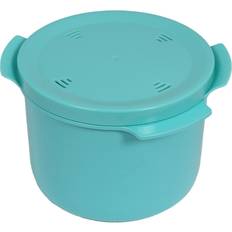 Blue Microwave Kitchenware 1 Portion Microwave Kitchenware 10.6cm