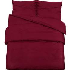 vidaXL Bedding Påslakan Röd (220x200cm)