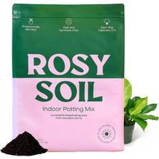 Pots, Plants & Cultivation Rosy Soil Indoor Potting Soil Mix for Houseplants Garden Soil Root-Boosting Biochar