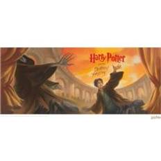 Orange Posters Harry Potter & the Deathly Hallows Book Artwork Edition Print Poster