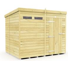 Outbuildings 8 6 Feet Pent Security Shed Door (Building Area )