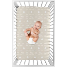 Sweet Jojo Designs Aztec Geometric Baby Boy Girl Fitted Mini Portable Crib for