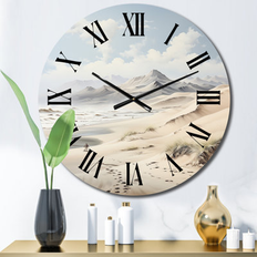 Clocks Design Art "Beach Photo Dune Dreams II" Nautical & Beach Oversized Wall Clock