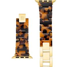 Anne Klein Tortoise Acetate Gold-Tone Bracelet 42/44/45/Ultra/Ultra 2 Watch Tortoise, Gold-Tone