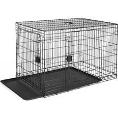 Amazon Basics XXL Metal Dog Crate Cage with Tray 122 cm