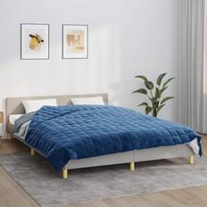 Tessili vidaXL Ponderata Blu 200x200 cm 13 kg Tessuto Coperta Blu (200x200cm)