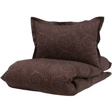 Borås Cotton Bomuldssatin Dynebetræk Borås Cotton Borås Cotton sengetøj Bianca Aubergine Dynebetræk (200x140cm)
