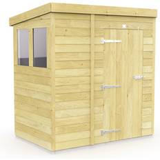 5 4 Feet Pent Shed Windows
