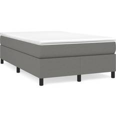 Ensembles de Lit vidaXL Boxspringbett mit Matratze 120x190 cm Dunkelgrau Betten-Sets