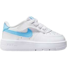 Nike Garçon Sneakers Nike Force 1 Low EasyOn TDV - White/Aquarius Blue (FN0236-107)