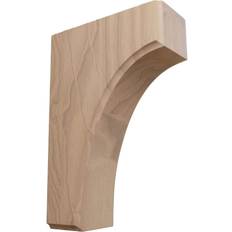 Columns, Dentils & Corbels Ekena Millwork 1 3/4 W 4 D 6 H Clarksville Bracket Mahogany