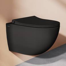 Noir Abattants de toilette Vitra Sento Abattant WC 120-483R009