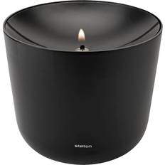 Stelton Solis Olielampe Ø 11,5 cm Soft Black Fyrfadsstage
