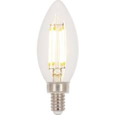 Light Bulbs Westinghouse 60-Watt Equivalent B11 Dimmable Clear E12 Edison Filament LED Light Bulb 3000K 6-Pack