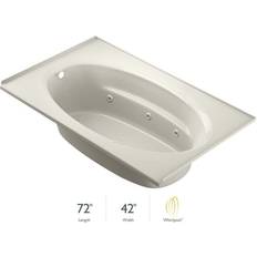 Whirlpool Bathtubs Jacuzzi J4T7242 WLR 1HX 72" Signature Drop In Bathtub with