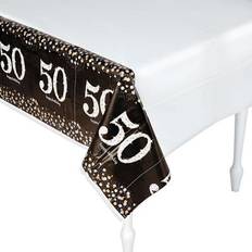 Table Decorations Amscan Sparkling Celebration 50th Birthday Tablecloth