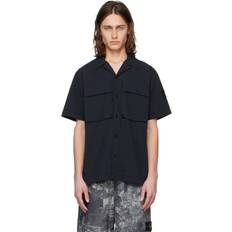 Belstaff Man Overhemden Belstaff Caster Short Sleeve Shirt - Dark Ink