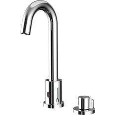 Upward Basin Faucets Speakman Gooseneck Battery Gray