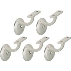 Stair Rail Brackets Design House Jumbo Handrail Bracket 5-Pack Satin Nickel