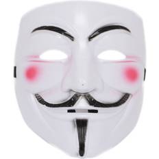 Shatchi Anonymous v for Vendetta Guy Fawkes Face Mask Halloween Fancy Dress, Seller White