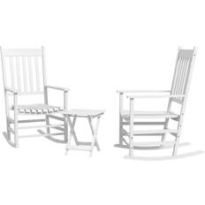 OutSunny Wooden Rocking Chair