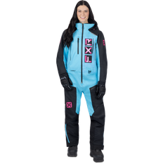 Recruit F.A.S.T. Fodrad Monosuit Dam Svart-Himmelsblå-Elektrisk Rosa