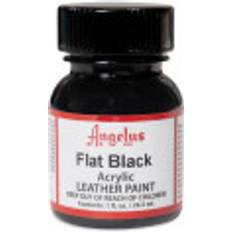 Angelus Acrylic Leather Paint Flat Black, 1 oz