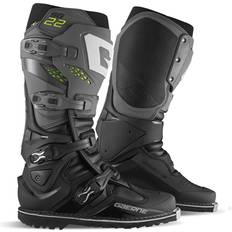 Grey Motorcycle Boots Gaerne SG-22 Gore-Tex, Stiefel wasserdicht Dunkelgrau/Schwarz