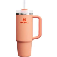 Dishwasher Safe Kitchen Accessories Stanley Quencher H2.0 FlowState Nectarine Travel Mug 30fl oz