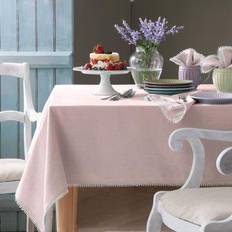 Linen Tablecloths Lenox French Perle Solid Color Tablecloth Pink (213.36x152.4)