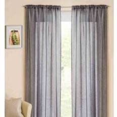 Grey - Transparent Curtains Casablanca