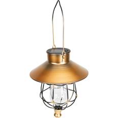 Plastic Lanterns Northlight Outdoor Hanging Solar Bronze Lantern 9"